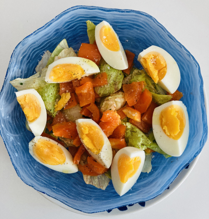 Salat und Ei